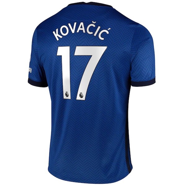 Camiseta Chelsea NO.17 Kovacic Replica Primera Ropa 2020/21 Azul